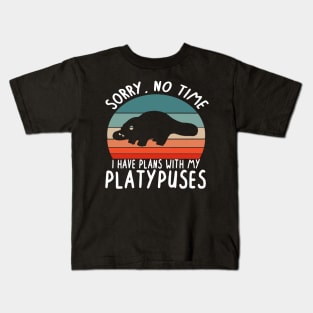 No time plans my Schnabelter Australia life Kids T-Shirt